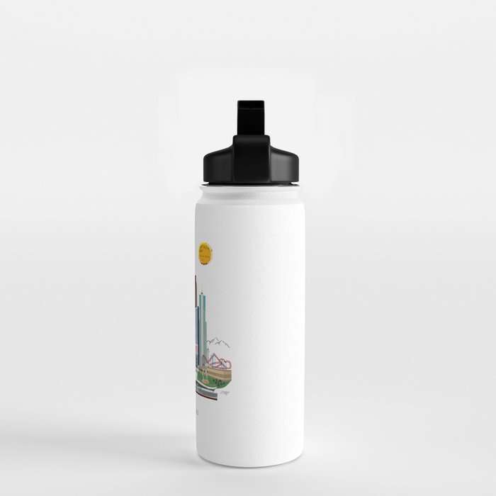 Denver Skyline Water Bottle Gallery Image 2