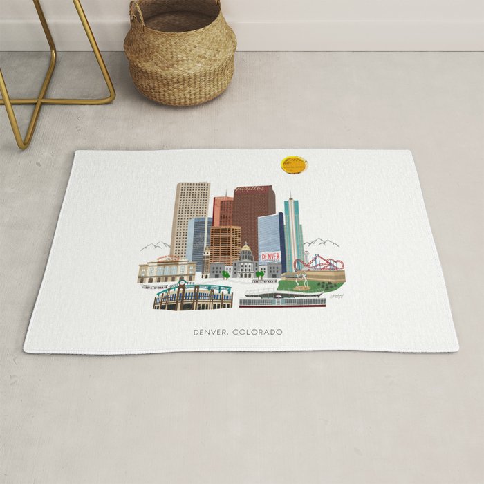Denver Skyline Rug Gallery Image 1