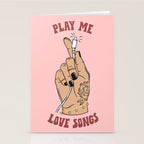 PLAY ME LOVE SONGS Stationery Card Gallery Image 2