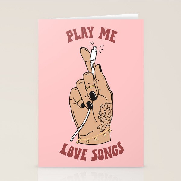 PLAY ME LOVE SONGS Stationery Card Gallery Image 2
