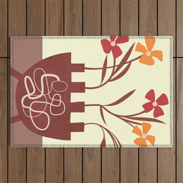 Bloom in Form 1 Outdoor Rug Gallery Image 1