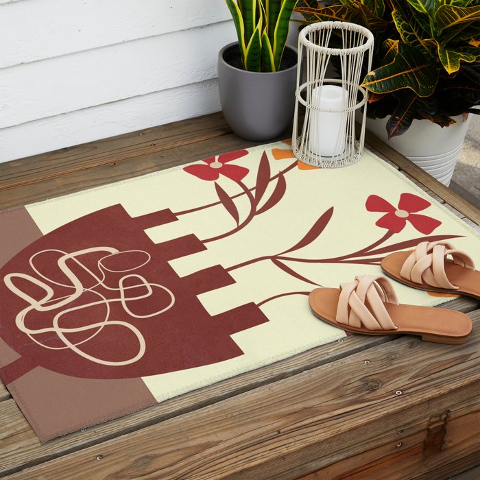 Bloom in Form 1 Outdoor Rug Gallery Image 2