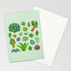 Baby succulent 1 - light Stationery Card Gallery Image 2