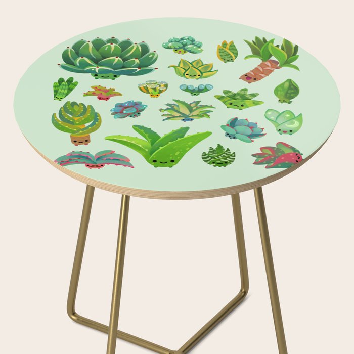 Baby succulent 1 - light Side Table Gallery Image 2