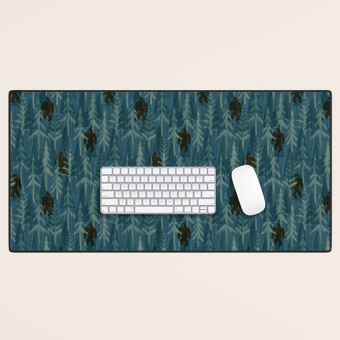 Subtle Sasquatch - Spruce Desk Mat Gallery Image 1