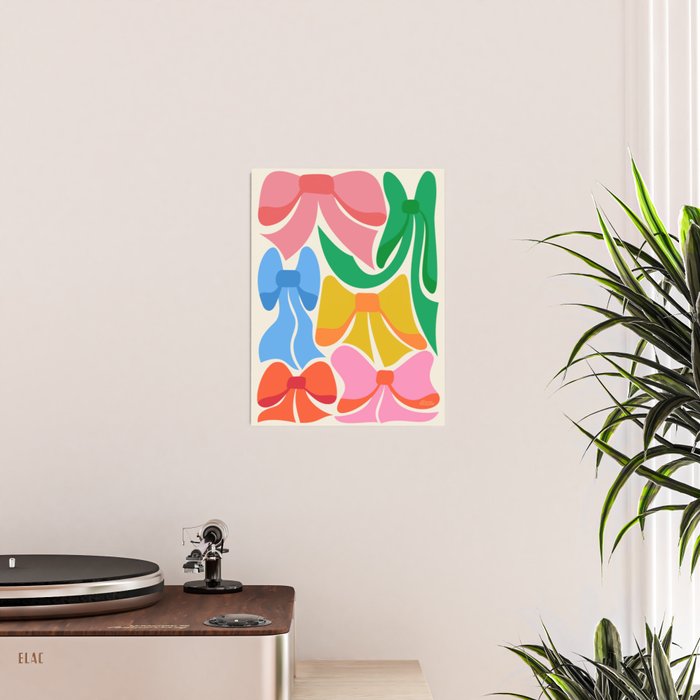 RainBows - Bright Multi Retro Rainbow Bows Poster Gallery Image 2