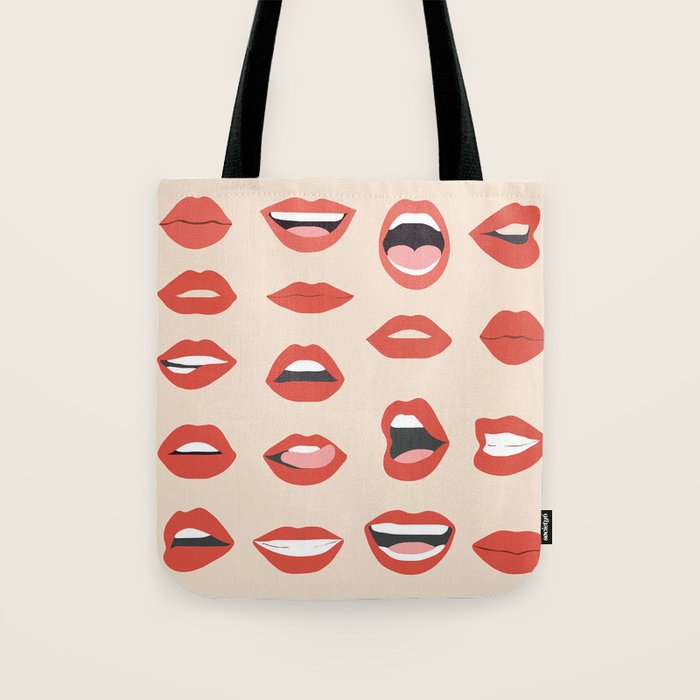 Lips III Tote Bag Gallery Image 1