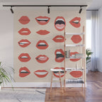 Lips III Wall Mural Gallery Image 1