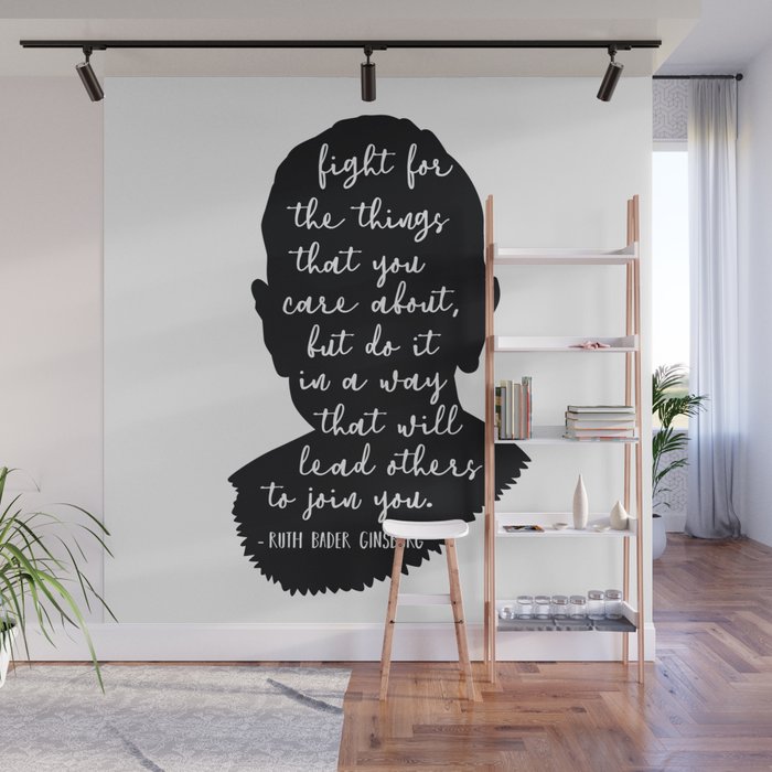 Ruth Bader Ginsburg Quote Wall Mural Gallery Image 1