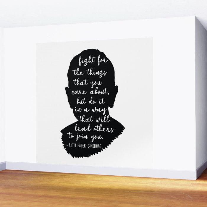 Ruth Bader Ginsburg Quote Wall Mural Gallery Image 2