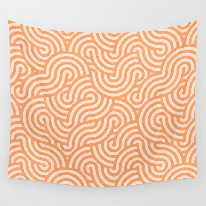 SWIRL Cookie and Oat Wall Tapestry Gallery Image 4