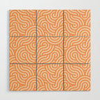 SWIRL Cookie and Oat Wood Wall Art Gallery Image 1