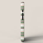 Daybed Stripe Ivory Green Multi iPhone Case Gallery Image 2