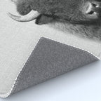 Buffalo - Black & White Rug Gallery Image 4