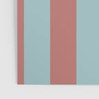 Dusty Pink Greyish Blue Stripe Poster Gallery Image 3