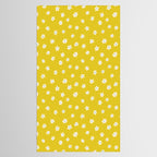 Small Daisies - Yellow, White and Turquoise Tablecloth Gallery Image 2