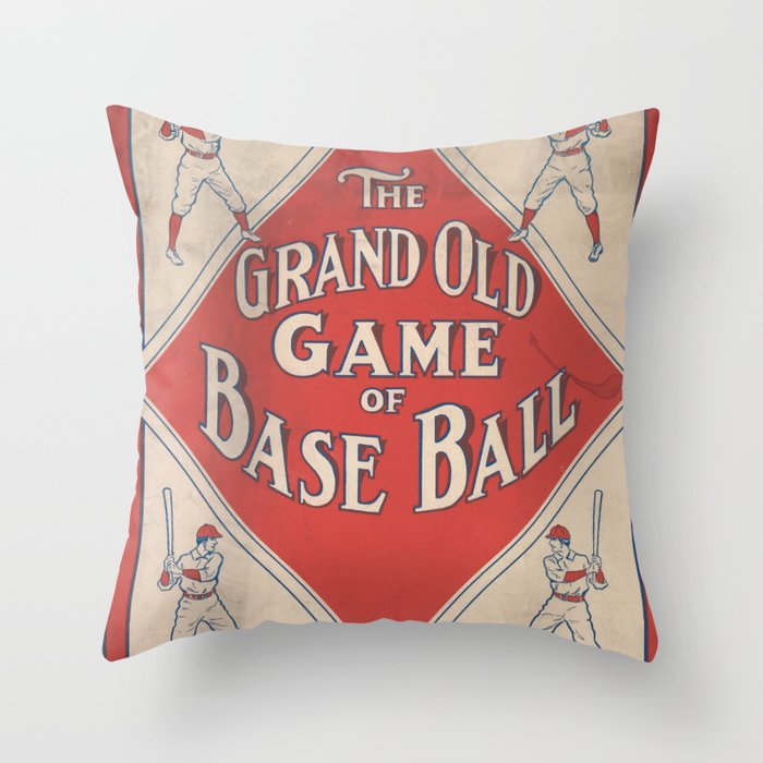 The Grand Old Game of Baseball (1912) Throw Pillow Gallery Image 6