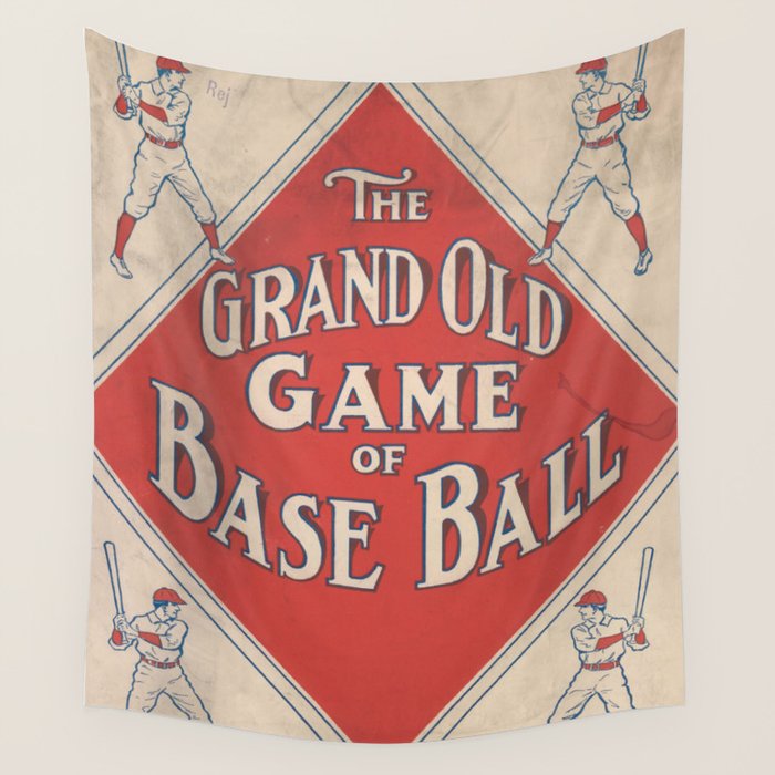 The Grand Old Game of Baseball (1912) Wall Tapestry Gallery Image 1