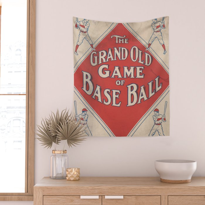 The Grand Old Game of Baseball (1912) Wall Tapestry Gallery Image 2