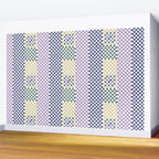Bold colors block grid A Wall Mural Gallery Image 2