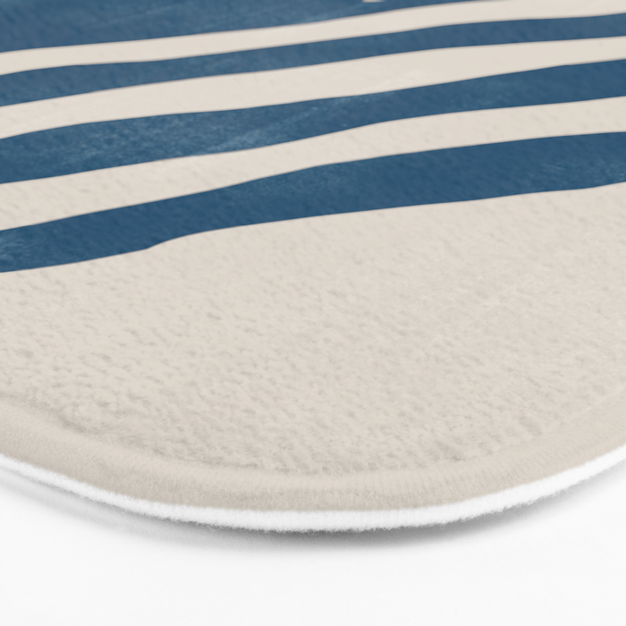 Seagrass Blue Watercolor Plant  Bath Mat Gallery Image 3
