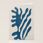 Seagrass Blue Watercolor Plant  Stationery Card Gallery Image 2