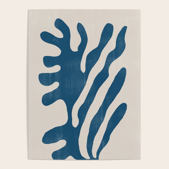 Seagrass Blue Watercolor Plant  Poster Gallery Image 4