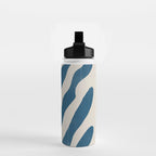 Seagrass Blue Watercolor Plant  Water Bottle Gallery Image 2