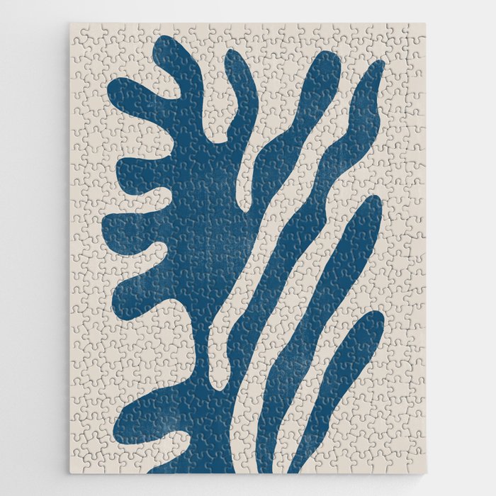 Seagrass Blue Watercolor Plant  Jigsaw Puzzle Gallery Image 1