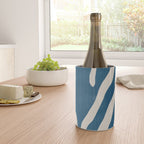 Seagrass Blue Watercolor Plant  Wine Chiller Gallery Image 4