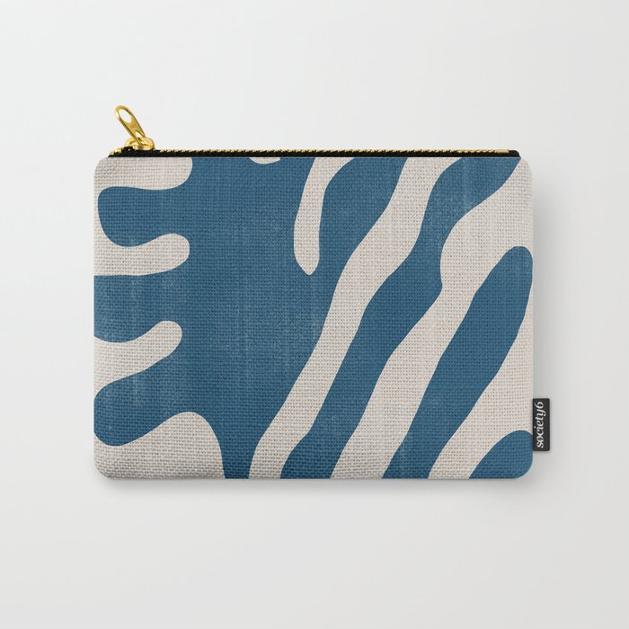 Seagrass Blue Watercolor Plant  Carry All Pouch Gallery Image 1