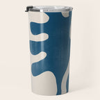 Seagrass Blue Watercolor Plant  Travel Mug Gallery Image 3