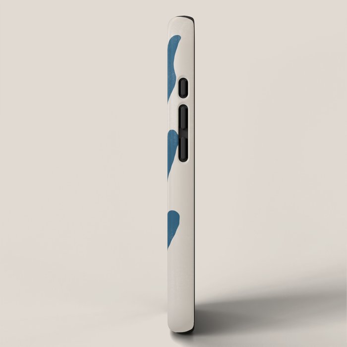 Seagrass Blue Watercolor Plant  iPhone Case Gallery Image 2