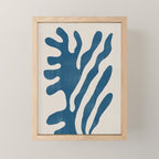 Seagrass Blue Watercolor Plant  Mini Art Print Gallery Image 1