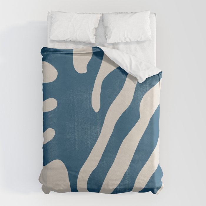 Seagrass Blue Watercolor Plant  Duvet Cover Gallery Image 6