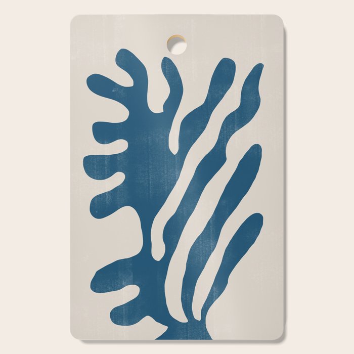 Seagrass Blue Watercolor Plant  Cutting Board Gallery Image 1