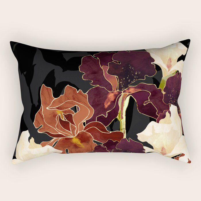 Autumn Iris Rectangular Pillow Gallery Image 2