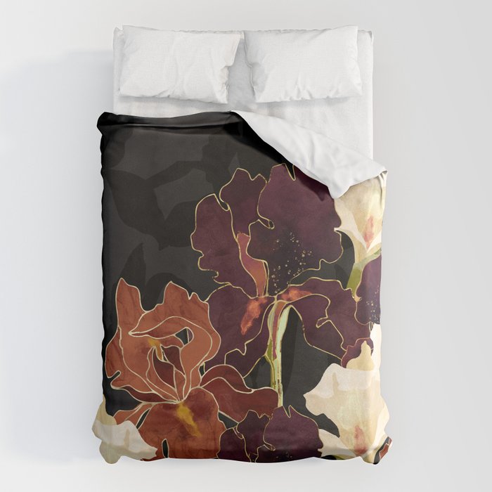 Autumn Iris Duvet Cover Gallery Image 1