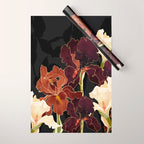 Autumn Iris Wrapping Paper Gallery Image 1