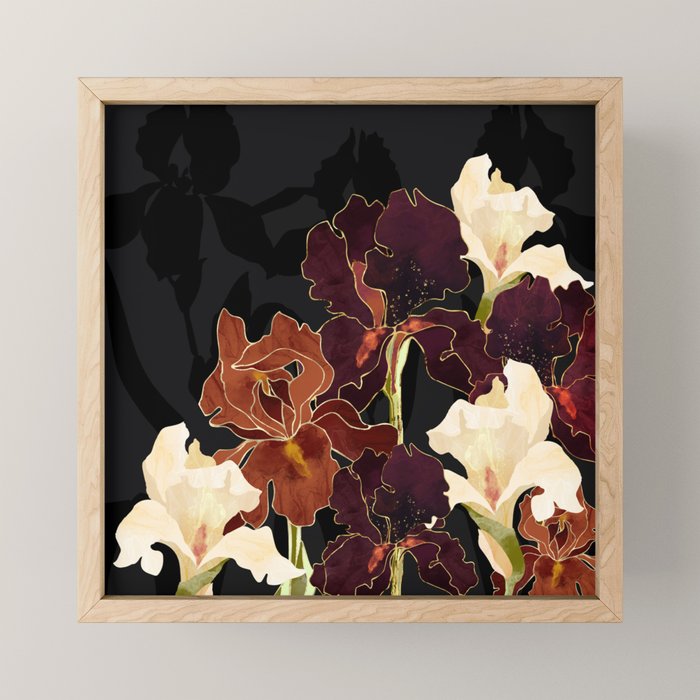 Autumn Iris Mini Art Print Gallery Image 1