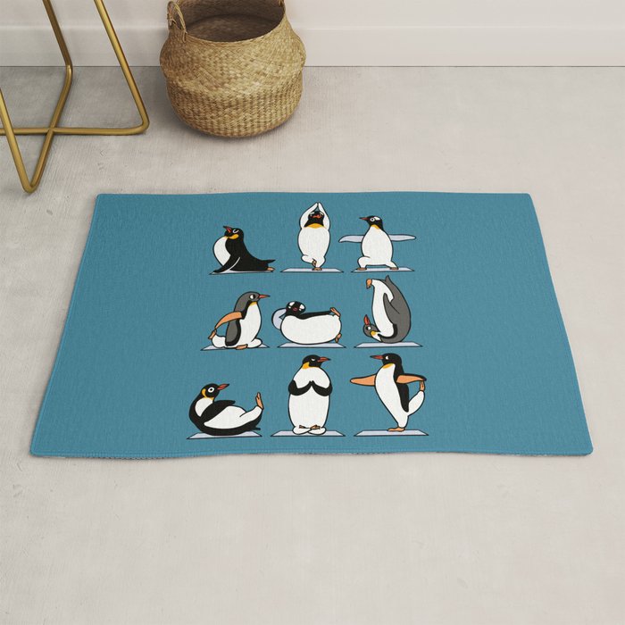 Penguin Yoga Rug Gallery Image 1
