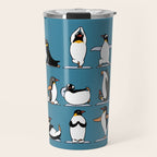 Penguin Yoga Travel Mug Gallery Image 1