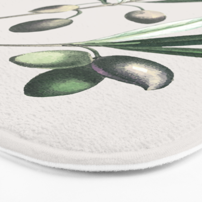 Olive Tree Branch Bath Mat Gallery Image 3