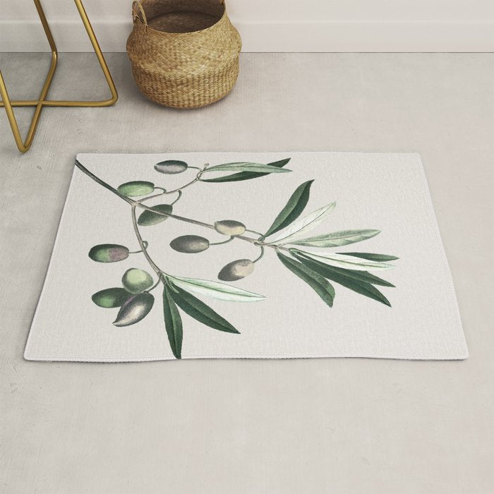 Olive Tree Branch Rug Gallery Image 1