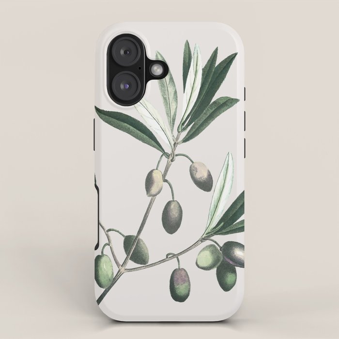 Olive Tree Branch iPhone Case Gallery Image 1