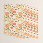 Marigold Dream / Warm Flower Pattern Wrapping Paper Gallery Image 3