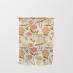 Marigold Dream / Warm Flower Pattern Wall Hanging Gallery Image 1