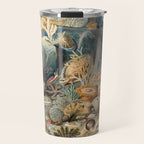 Ocean Life by James M Sommerville 1859 Funky Quirky Cute Cozy Boho Maximalism Maximalist Travel Mug Gallery Image 1