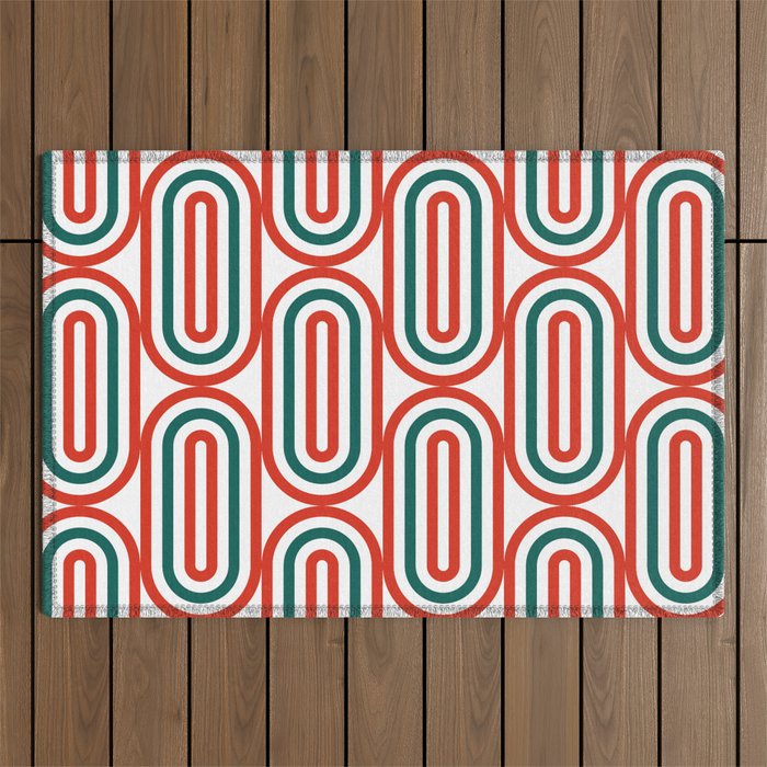 Retro Holiday 01B Outdoor Rug Gallery Image 1