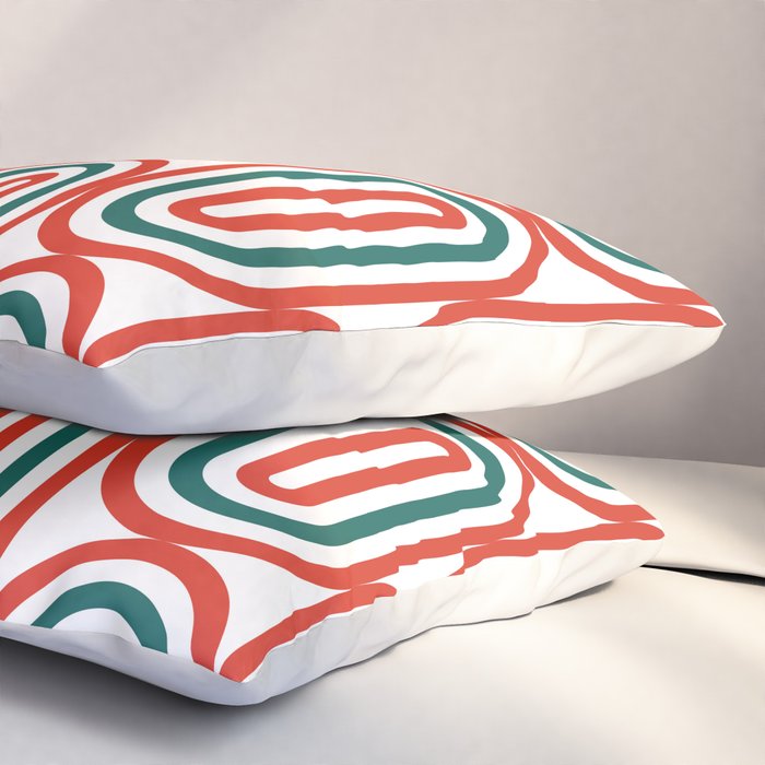 Retro Holiday 01B Pillow Sham Gallery Image 3
